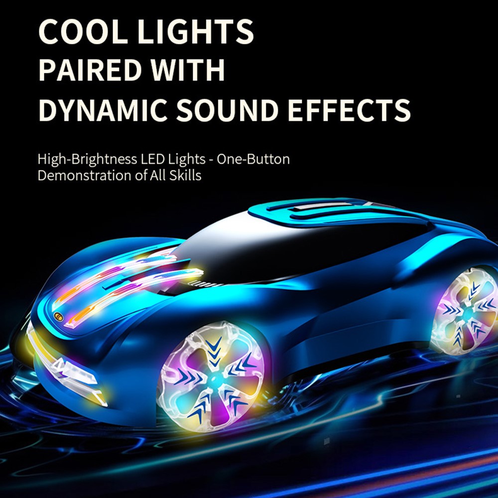 Q206 Style B Smart RC Car with Light and Spray Simulated Racing Vehicle , Handheld Remote + Watch Remote
