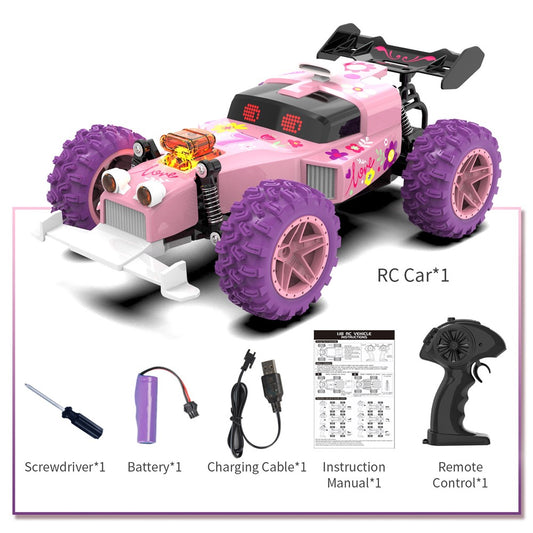 Q217 Style B 2.4G RC Car Remote Control Off Road High Speed Drift Racing Vehicle with LED Light, Single Battery