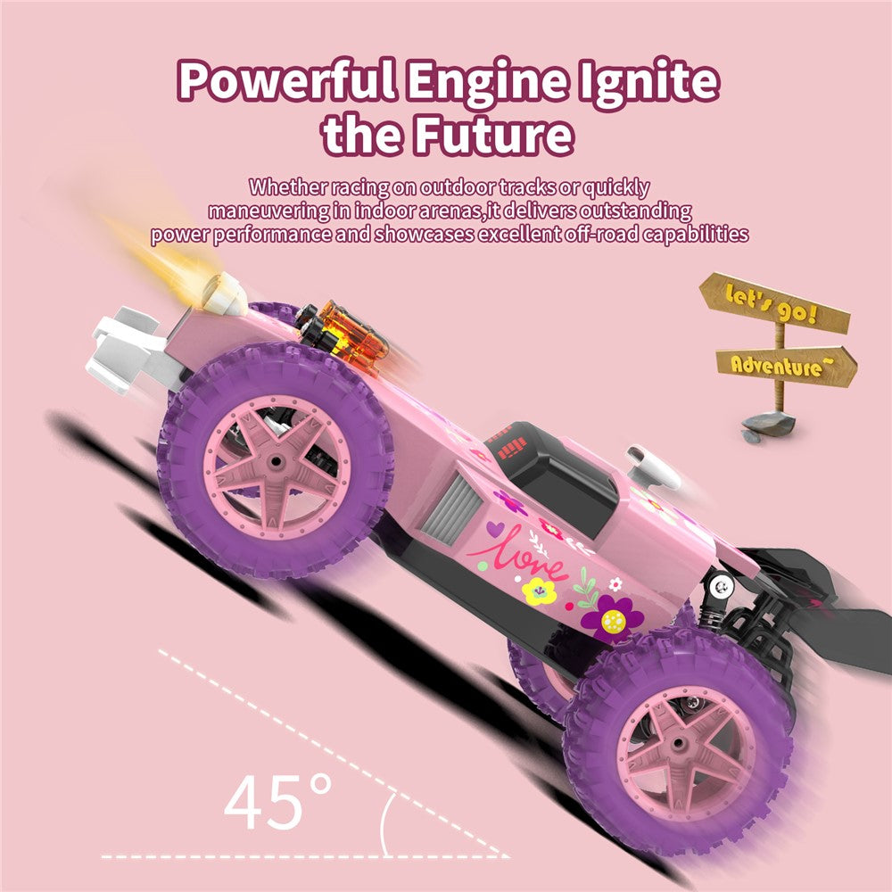 Q217 Style B 2.4G RC Car Remote Control Off Road High Speed Drift Racing Vehicle with LED Light, Dual Battery
