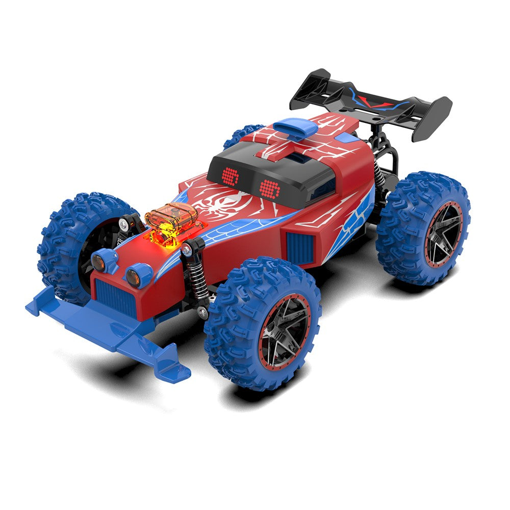 Q217 Style B 2.4G RC Car Remote Control Off Road High Speed Drift Racing Vehicle with LED Light, Dual Battery