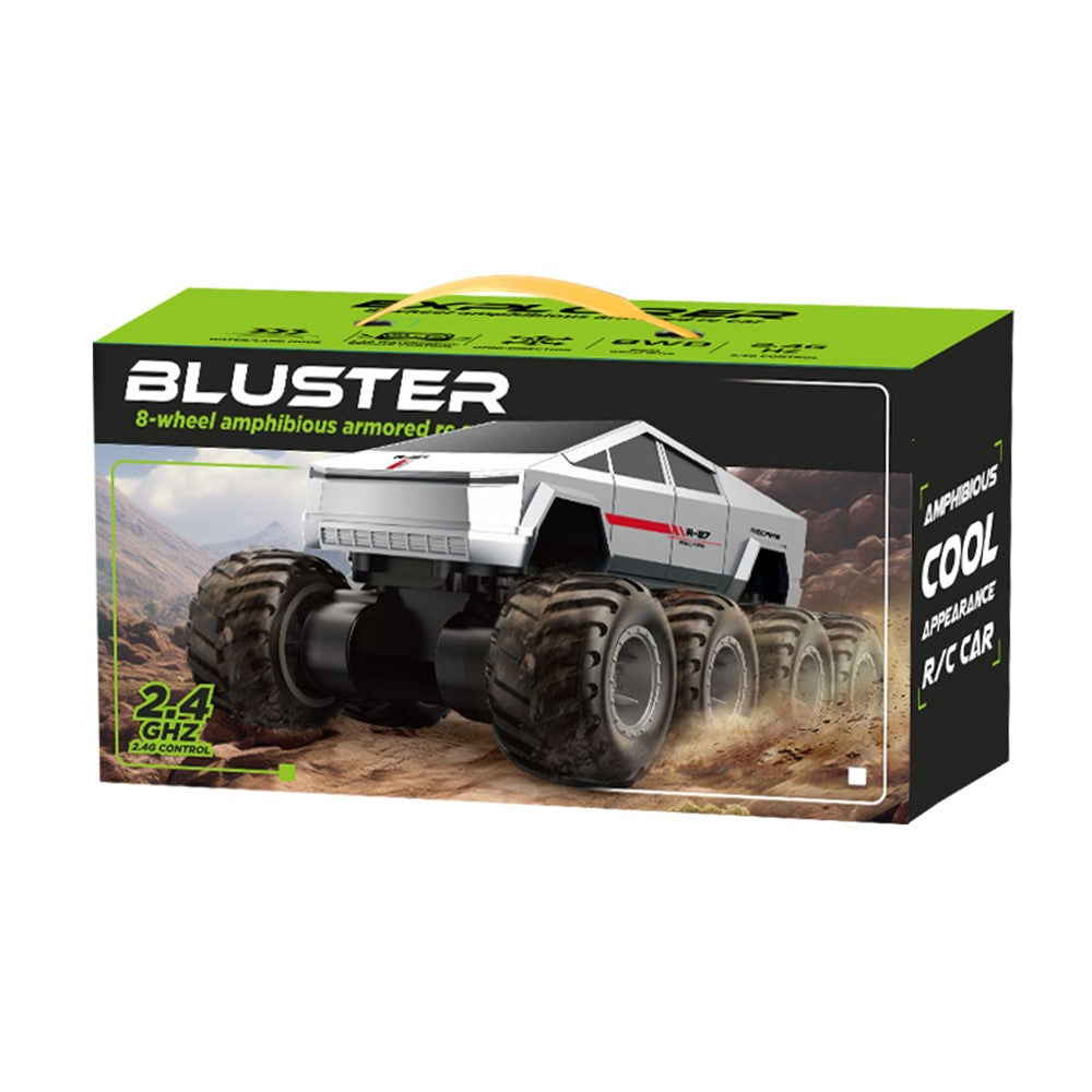 Q218 8WD Amphibious RC Car Waterproof 2.4G Remote Control Off-Road Crawler Vehicle, Single Battery