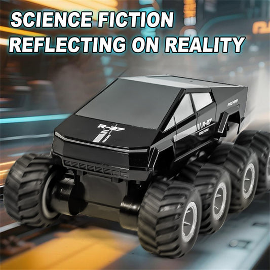 Q218 8WD Amphibious RC Car Waterproof 2.4G Remote Control Off-Road Crawler Vehicle, Dual Battery