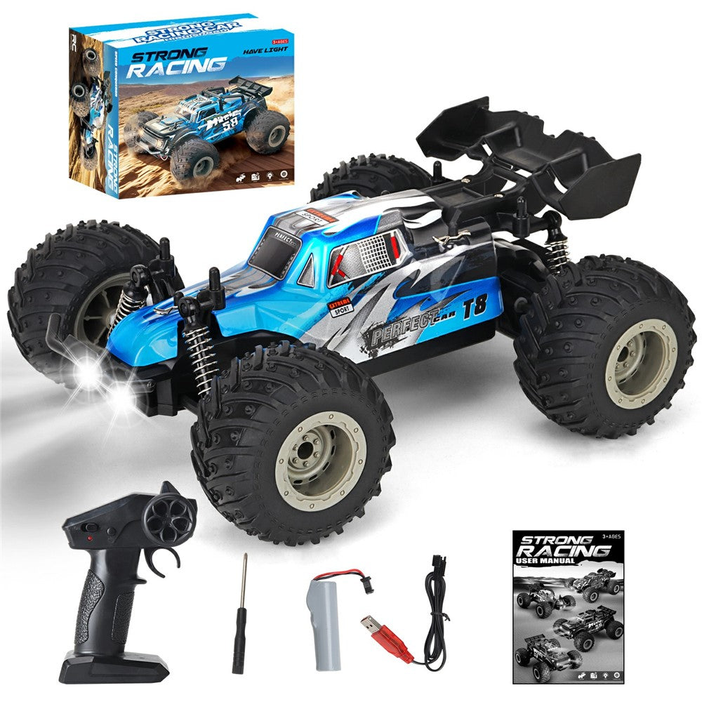 KY-S208B High Speed Drift Remote Control Off-Road Vehicle 1:18 RC Racing Car with LED Headlights