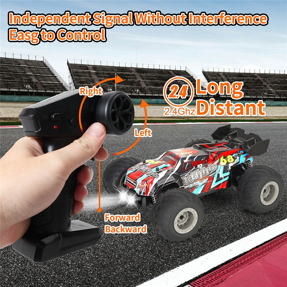 KY-S209B 18KM / H High Speed RC Drift Car with LED Headlights 1:18 2.4G Remote Control Racing Vehicle