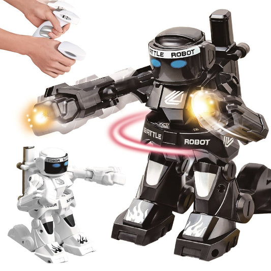 777-615 Intelligent RC Toy Remote Control Humanoid 2.4G Fighting Robot with Light and Sound