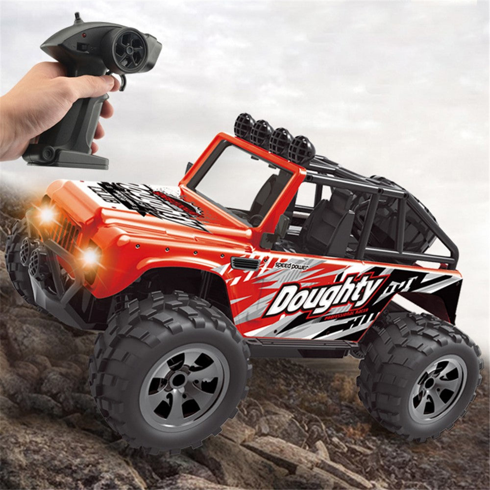 58620 2.4G Wireless RC Off-road Vehicle 1/18 Electronic Climbing Car Model Toys With Lights for Children