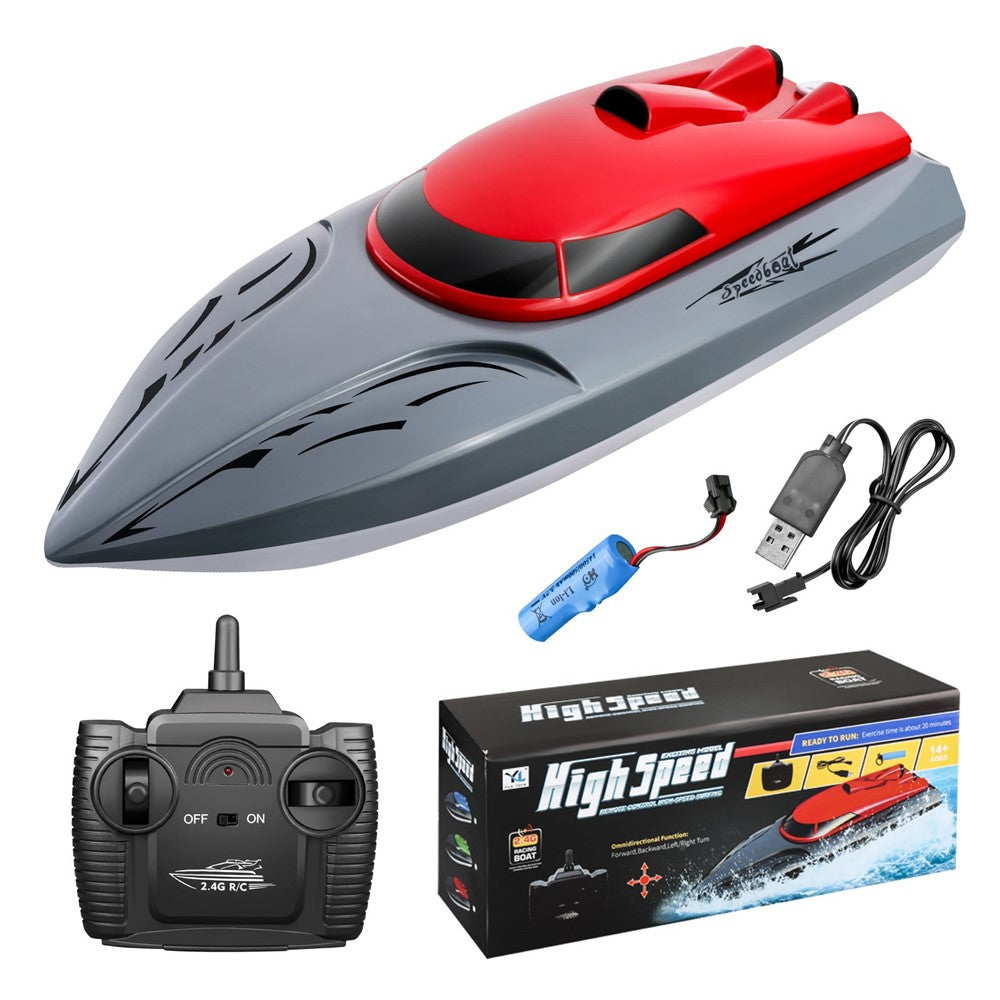 806 Adult Kids RC Boat 2.4Ghz 18Km/h Underwater Toy Remote Control Boat, with 1 Battery