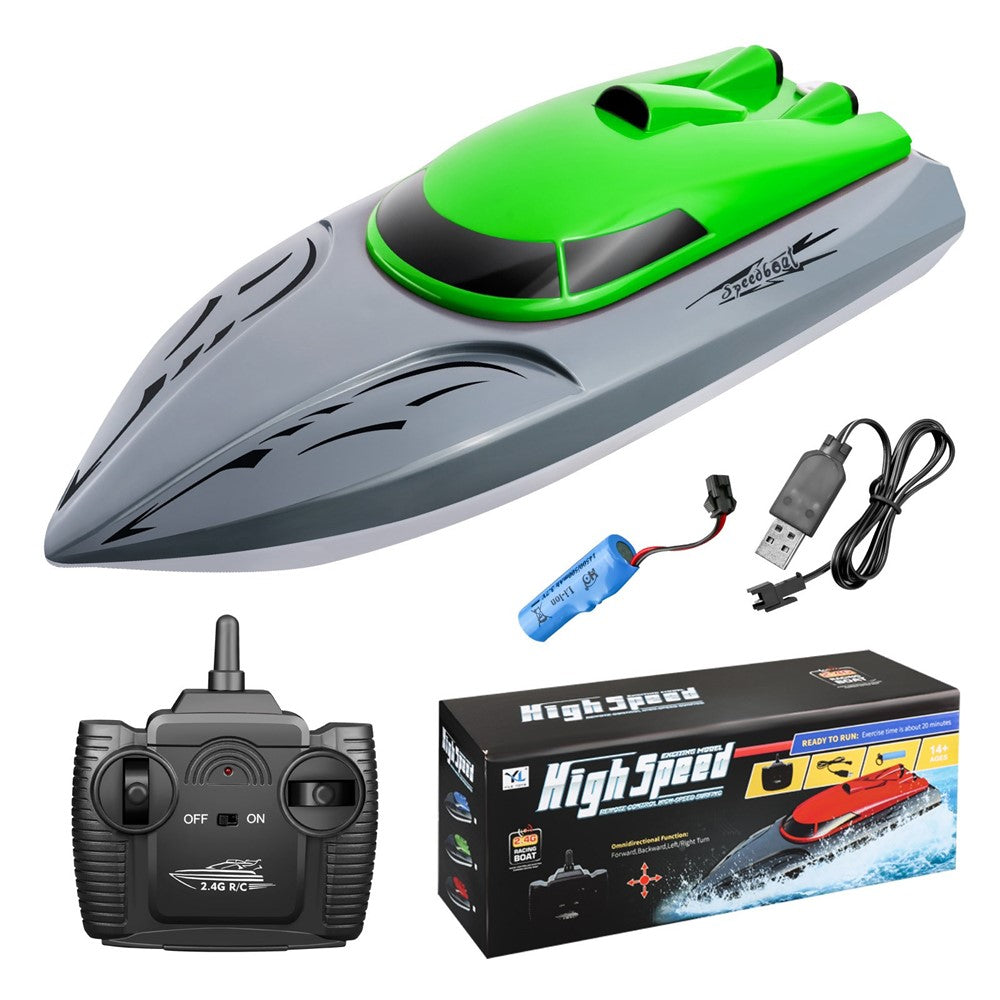 806 Adult Kids RC Boat 2.4Ghz 18Km/h Underwater Toy Remote Control Boat, with 1 Battery