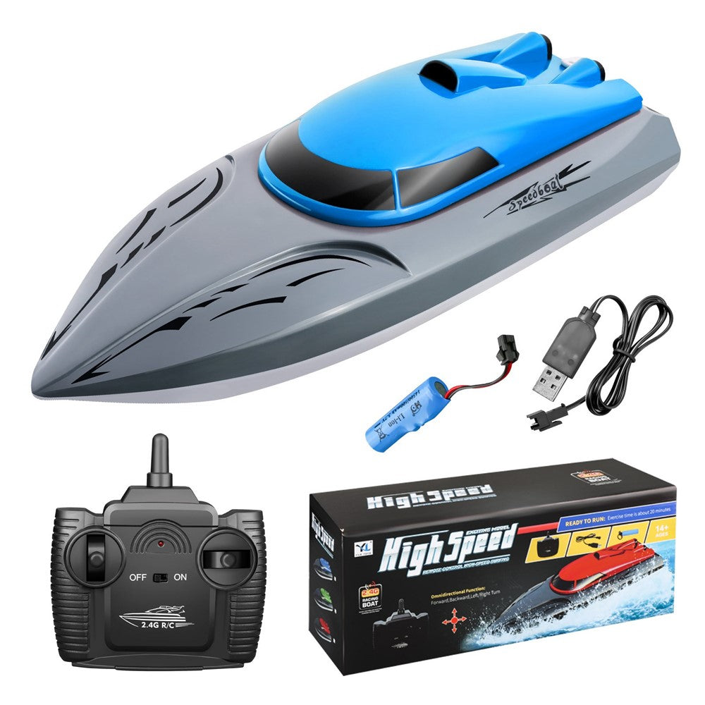 806 Adult Kids RC Boat 2.4Ghz 18Km/h Underwater Toy Remote Control Boat, with 1 Battery