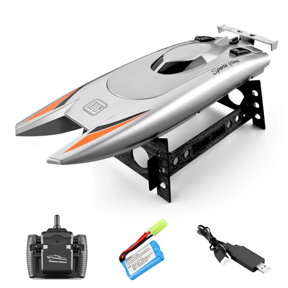 805 Remote Control Racing Boat 2.4G 30Km/h High Speed Dual Motor RC Boat for Kids Adults, with 1 Battery