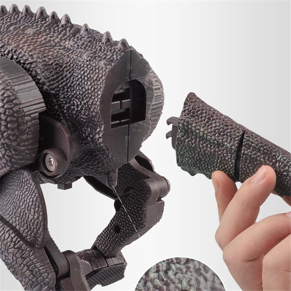 SM190 2.4G 8 Channel RC Walking Dinosaur Toy for Kids Simulation Tyrannosaurus Electric Robot Dinosaur with LED Lights, Sounds, Spray, Dinosaur Toys for Boys and Girls