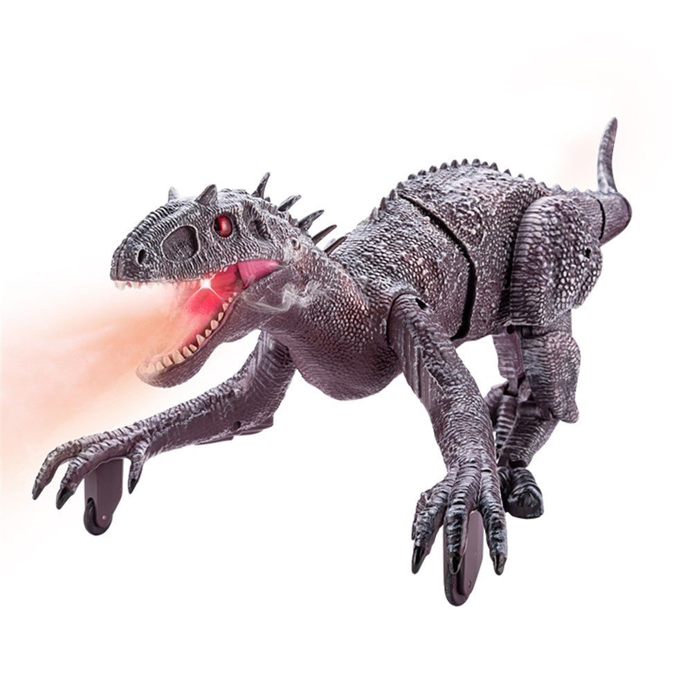 SM190 2.4G 8 Channel RC Walking Dinosaur Toy for Kids Simulation Tyrannosaurus Electric Robot Dinosaur with LED Lights, Sounds, Spray, Dinosaur Toys for Boys and Girls