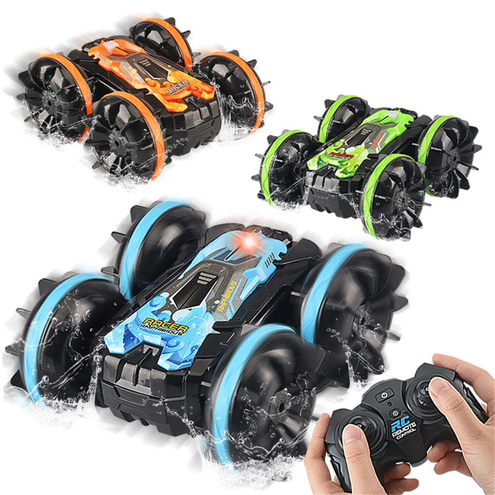 YL-74 2.4GHz RC Car Stunt Tumbling Rotation Amphibious Off-road Remote Control Car Children Boys Toy Gift