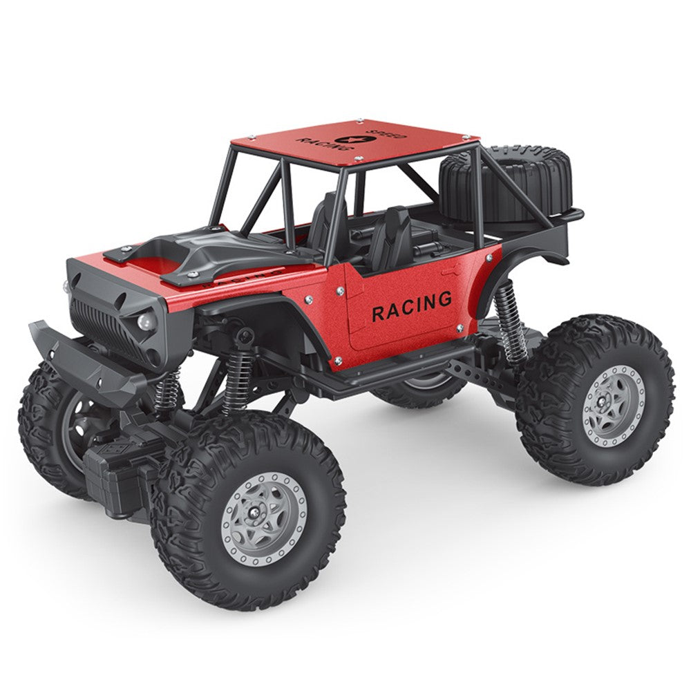 6086 1 / 18 20km / h RC Alloy Car 4-Channel Off-Road Vehicle Kids Remote Control Racing Car Toy with Light