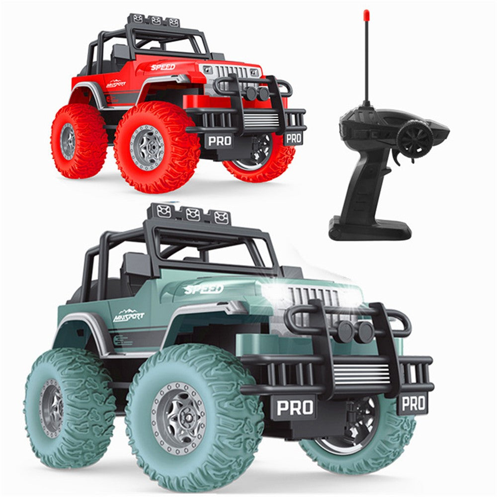 6085 1 / 18 Scale 20km / h RC Car 4-Channel Climbing Off-Road Vehicle Remote Control Racing Car Toy with Light for Kids