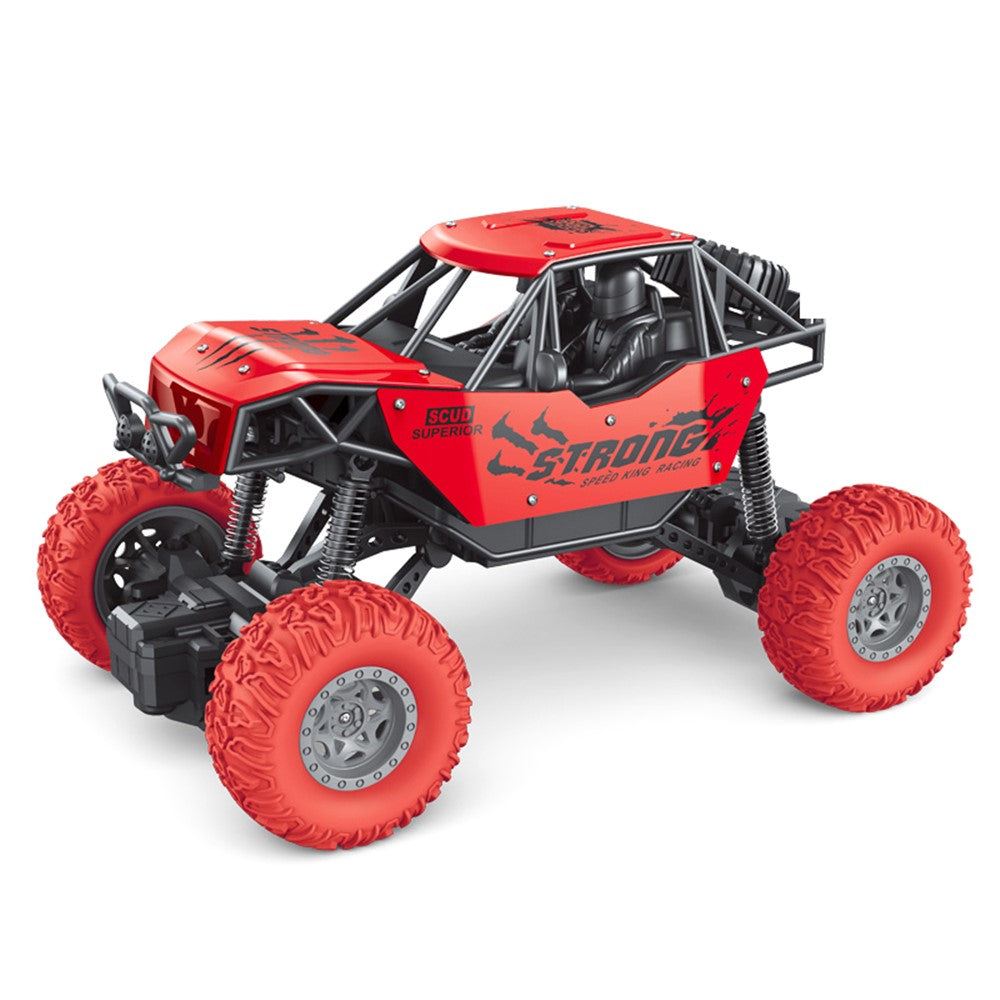 6071 / 6083 4-Channel RC Car 1:18 Scale 20km / h Climbing Off-Road Vehicle Remote Control Alloy Racing Car Toy for Kids