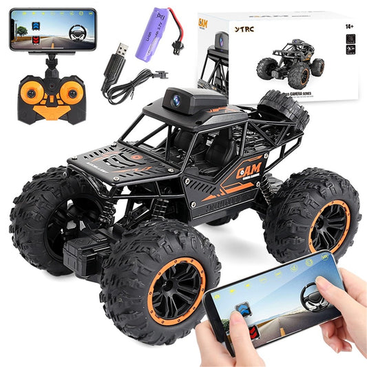 YT6602 WiFi Camera Climbing Car 2.4G Alloy Off-Road Vehicle Toy APP Control Truck for Kids