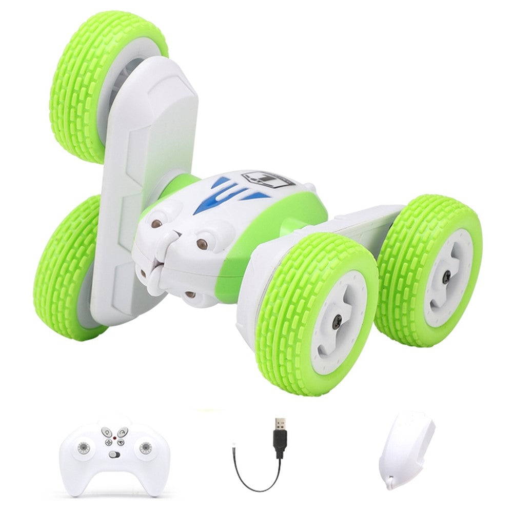 GT1 Mini 2.4G RC Car Double-Sided Stunt Drift Rolling Remote Control Off-road Car Children Boys Toy