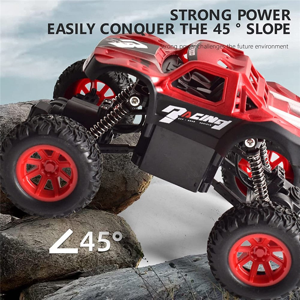Children 2.4Ghz Alloy Climbing Car Electric 4WD Remote Control Off-Road Stunt Car Toys for Birthday, Christmas Gift