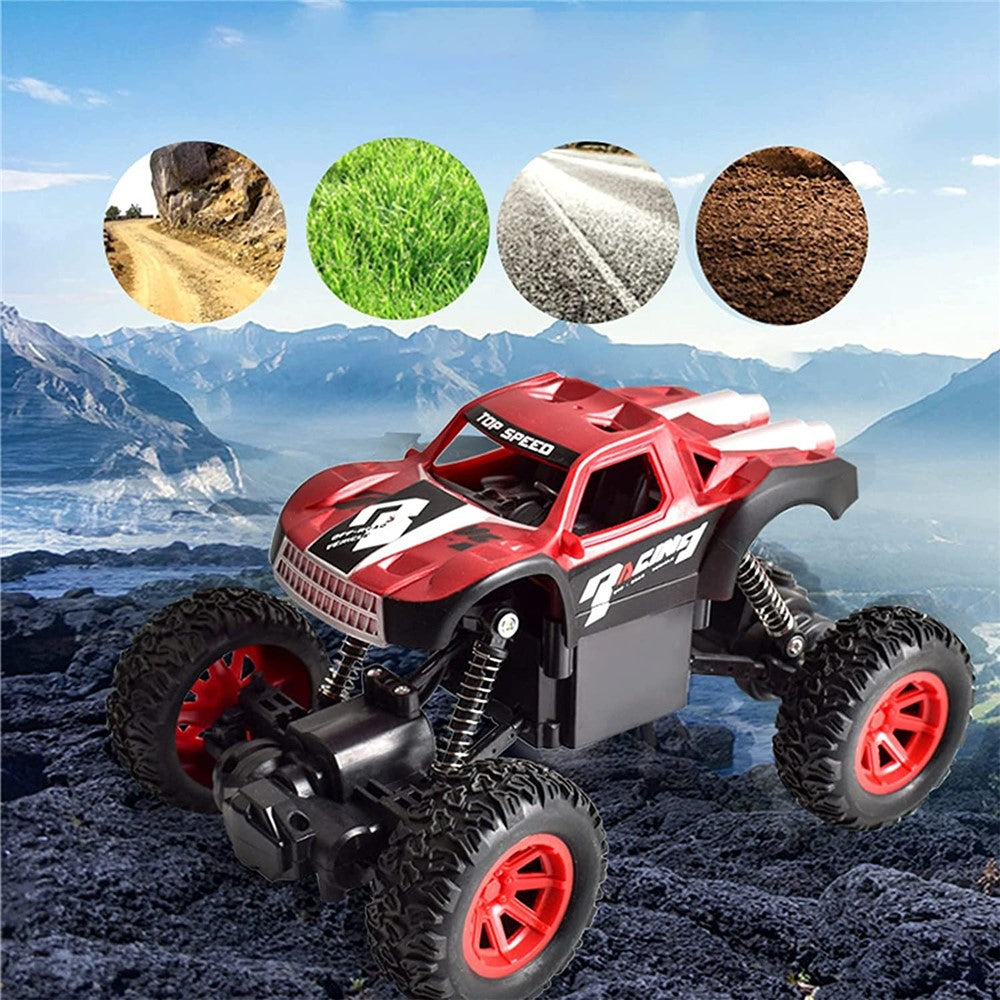 Children 2.4Ghz Alloy Climbing Car Electric 4WD Remote Control Off-Road Stunt Car Toys for Birthday, Christmas Gift