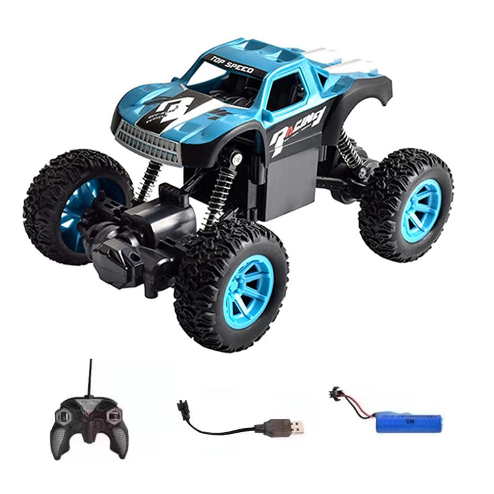 Children 2.4Ghz Alloy Climbing Car Electric 4WD Remote Control Off-Road Stunt Car Toys for Birthday, Christmas Gift