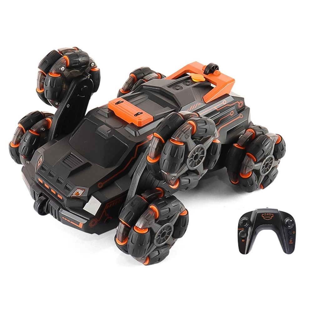 JJRC JC03 Children 4WD 2.4GHz RC Car 360-Degree Rotating Stunt Car Electric Vehicle Toy with Light / Spray Fog Function