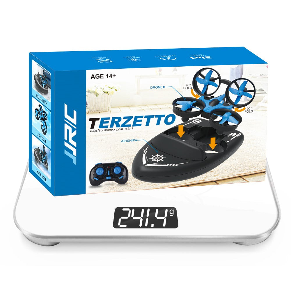 JJRC H36F 3-in-1 Sea Land Air Triphibian Mini Quadcopter Drone Headless Mode 4-Axis 2.4G RC Aircraft