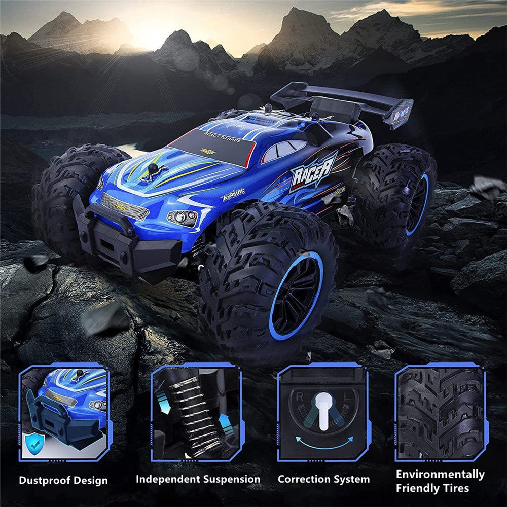 KYAMRC KY-1820A 1:18 2.4G Remote Control Off-road Car Rubber Tire Shock Absorbing RC Car Children Toy Gift