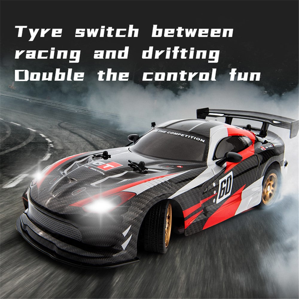JJRC Q116 1 / 16 16 Km / h Dodge Drifting Car 2.4GHz 4WD RC Racing Car with Front / Rear Lights