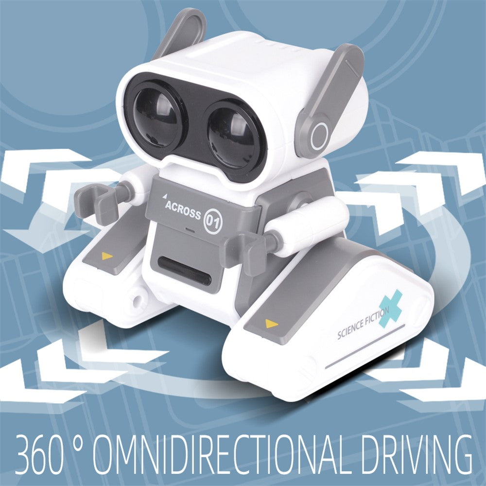 JYX01 2.4G Remote Control Driving Robot Smart RC Robot Kids Toy with Music and Light
