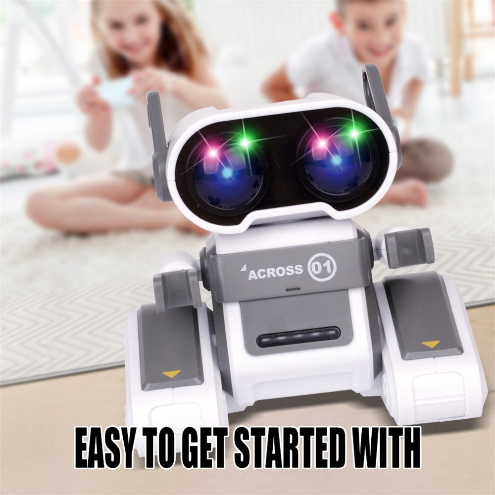JYX01 2.4G Remote Control Driving Robot Smart RC Robot Kids Toy with Music and Light