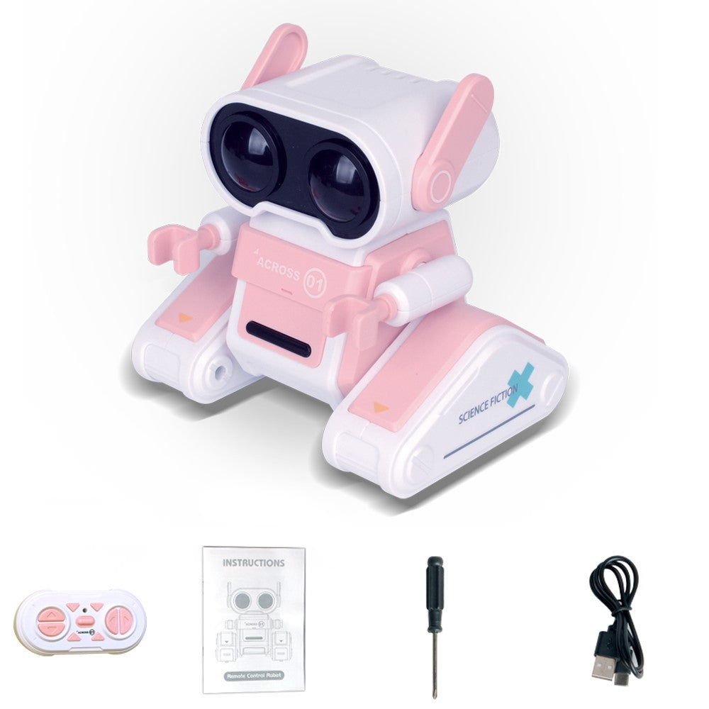 JYX01 2.4G Remote Control Driving Robot Smart RC Robot Kids Toy with Music and Light