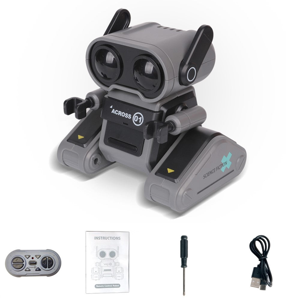 JYX01 2.4G Remote Control Driving Robot Smart RC Robot Kids Toy with Music and Light