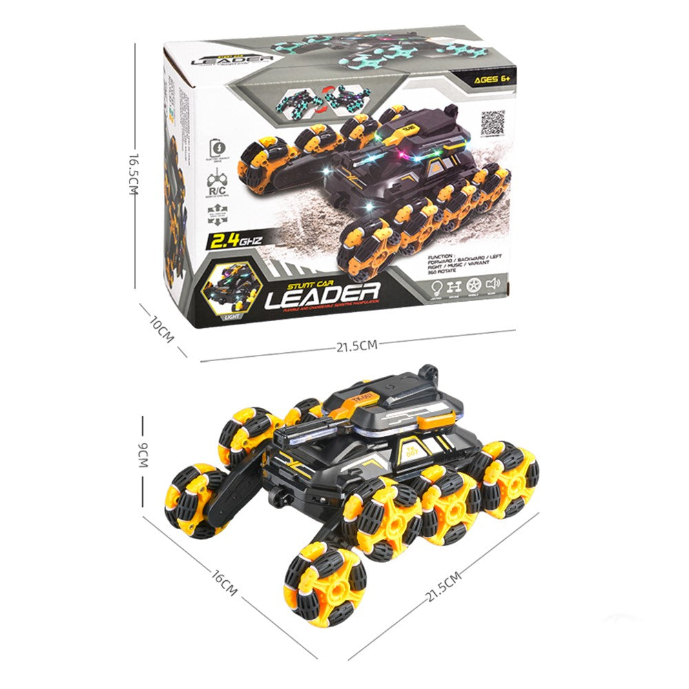 YL-86 2.4G RC Stunt Car for Kids Age Above 6 Dual Control Modes Off-Road Drift Cars Toy with LED Lights