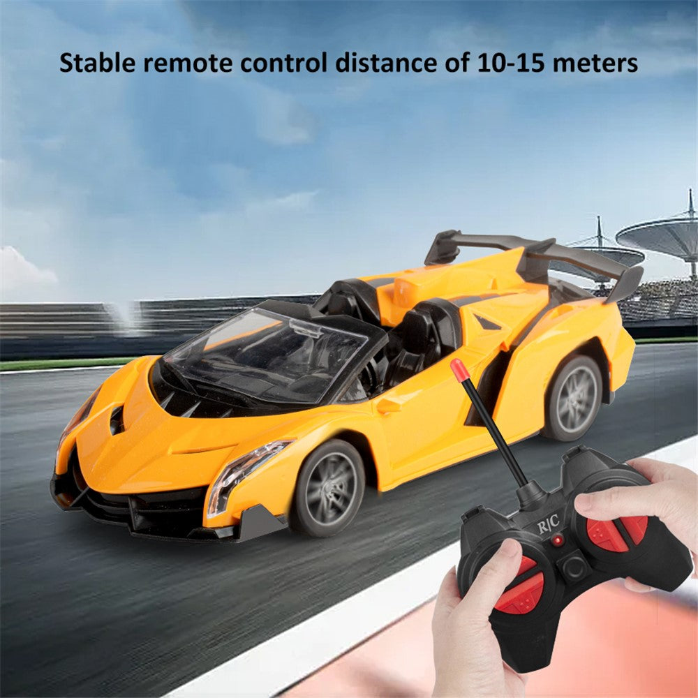 LX6078A 1:18 4CH RC Car Simulation Racing Car Model Toy Wireless Drift Electric Vehicle Toys for Children