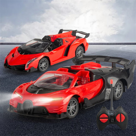 LX6078A 1:18 4CH RC Car Simulation Racing Car Model Toy Wireless Drift Electric Vehicle Toys for Children