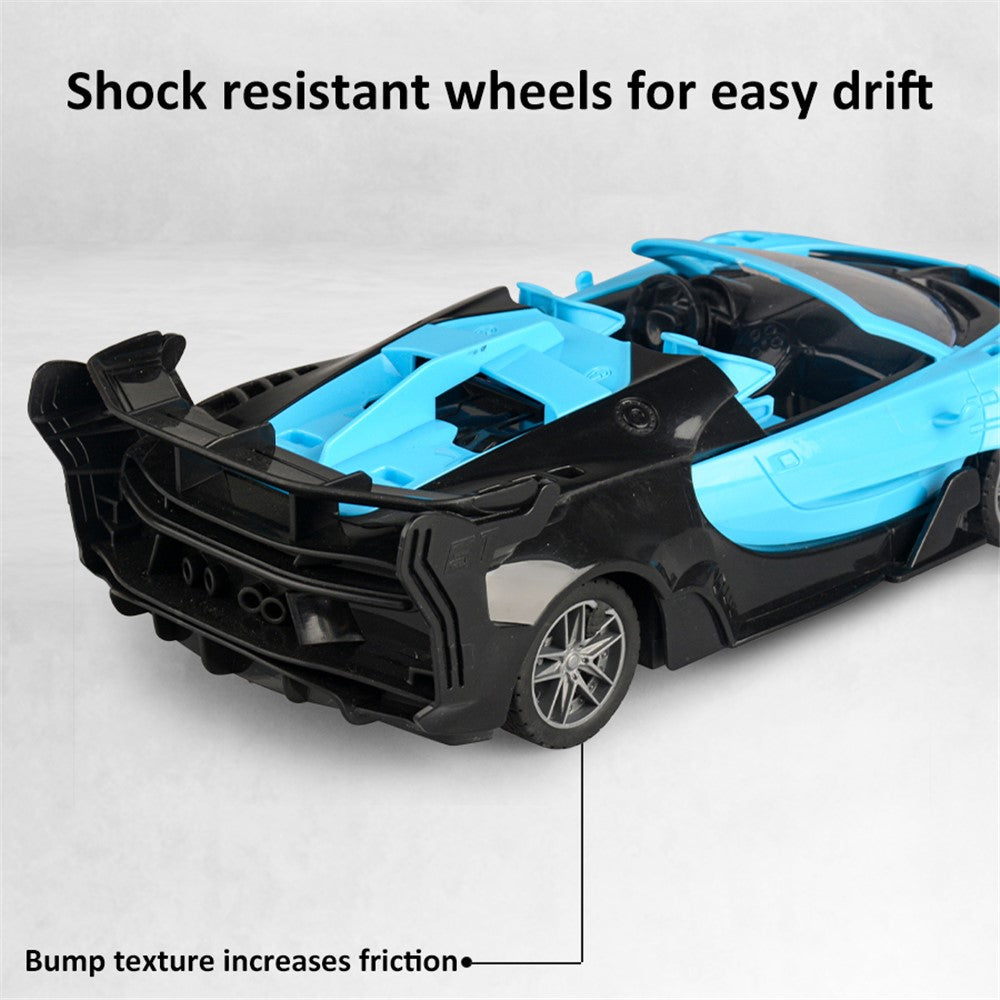 LX6078A 1:18 4CH RC Car Simulation Racing Car Model Toy Wireless Drift Electric Vehicle Toys for Children
