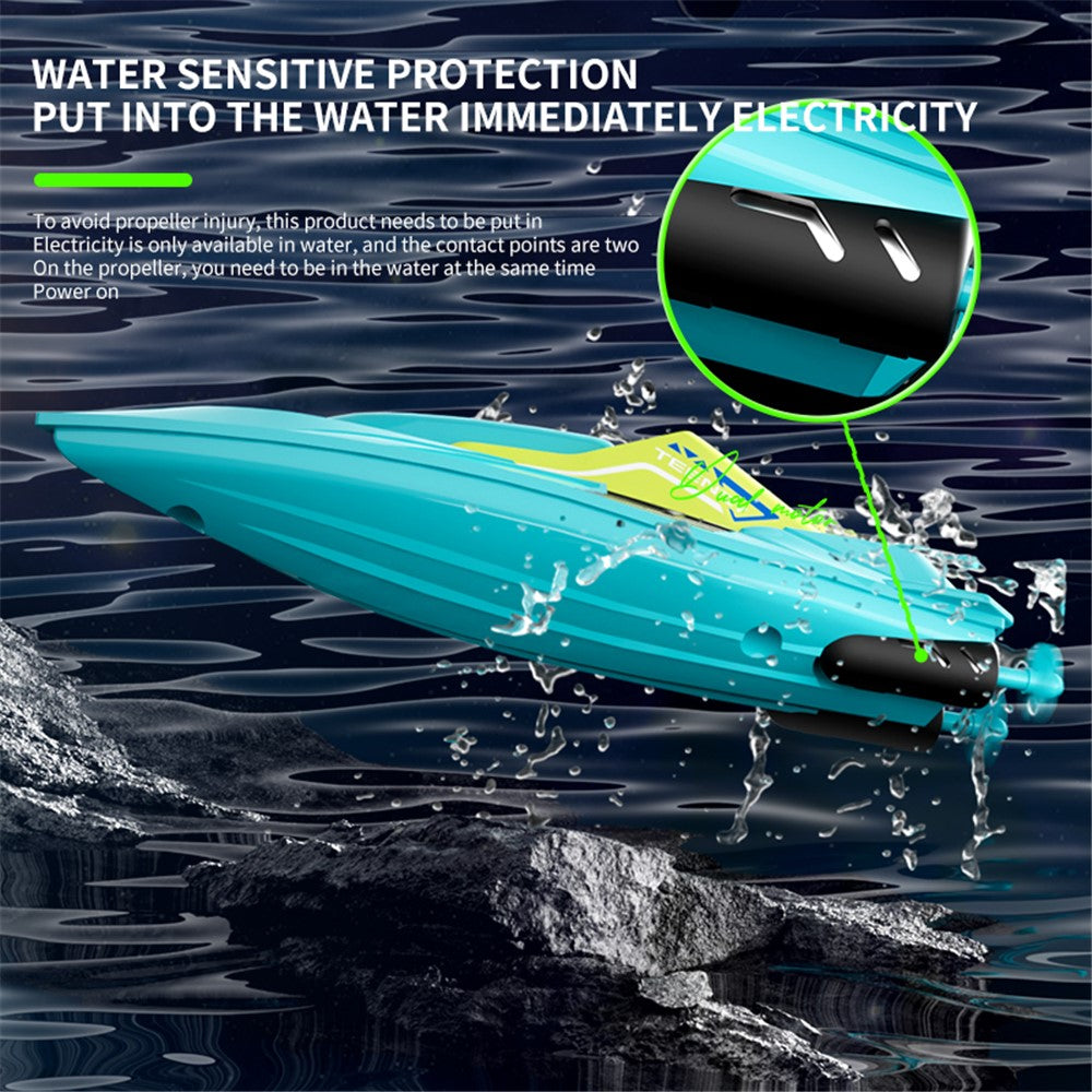 4DRC S5 Mini Dual Propeller Electric Remote Control Boat Kids Water Toy Stunt Boat