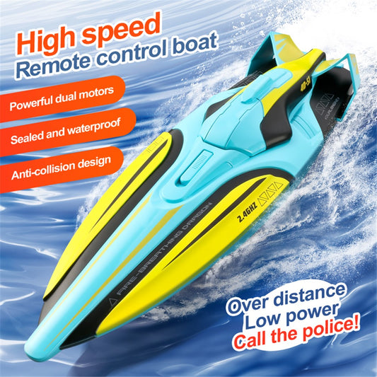 4DRC 4D-S1 2.4G Water Speedboat Toy High-Speed RC Boat, Single Battery