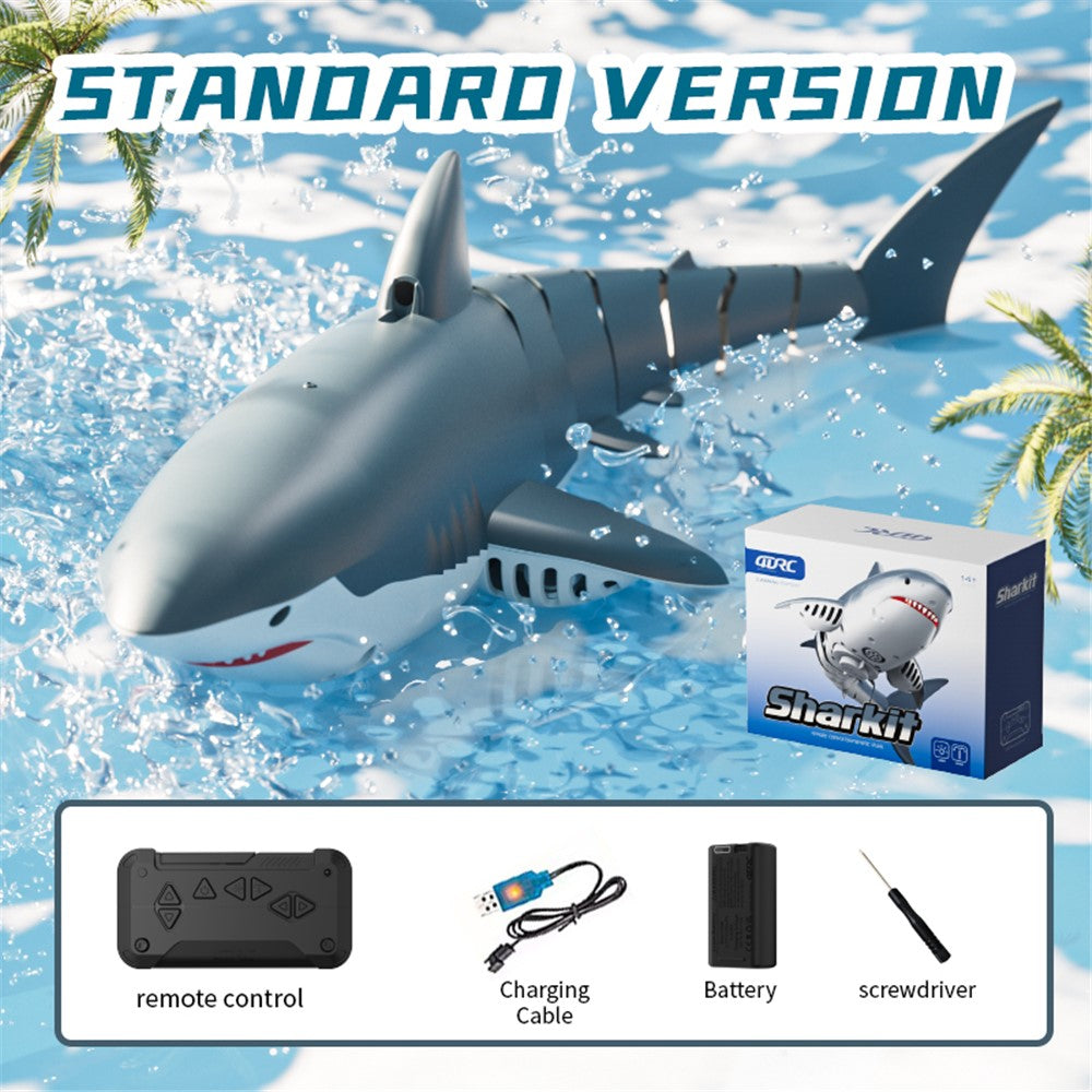 4DRC S6 Remote Control Bionic Shark Electric Spray Water RC Toy with 1 Battery (No Camera Lens)