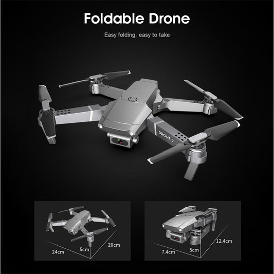 E68 Mini RC Drone with 1080P / 500W HD Camera WiFi Height Hold Mode Foldable Quadcopter Toy