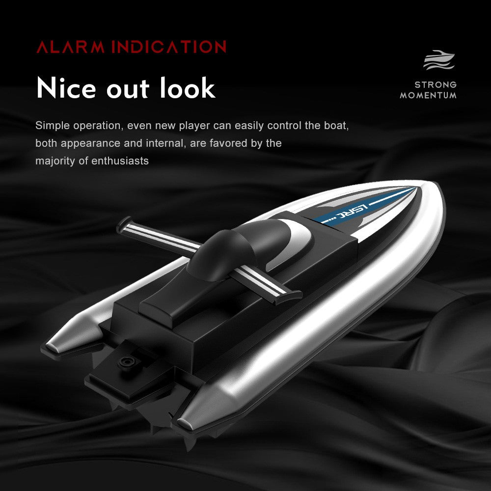 LSRC Children Remote Control Boat Dual Motors Simulated RC Speedboat Model
