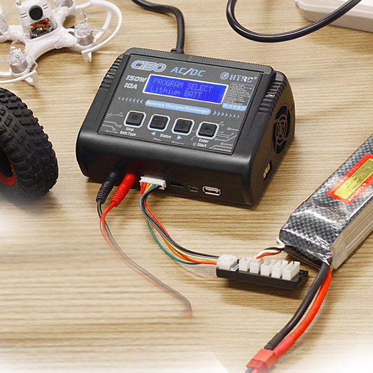 HTRC C150 150W 10A Smart Charger for Electric Toys Balance Charger Airplane Model Lithium Battery Charger