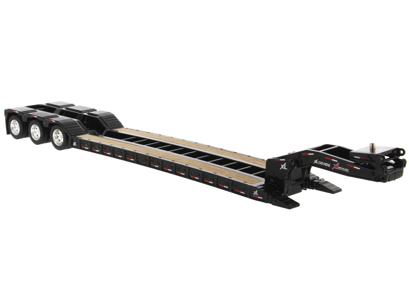 XL 120 Low-Profile HDG Trailer with 2 Boosters "Transport Series" 1/50 Diecast Model by Diecast Masters