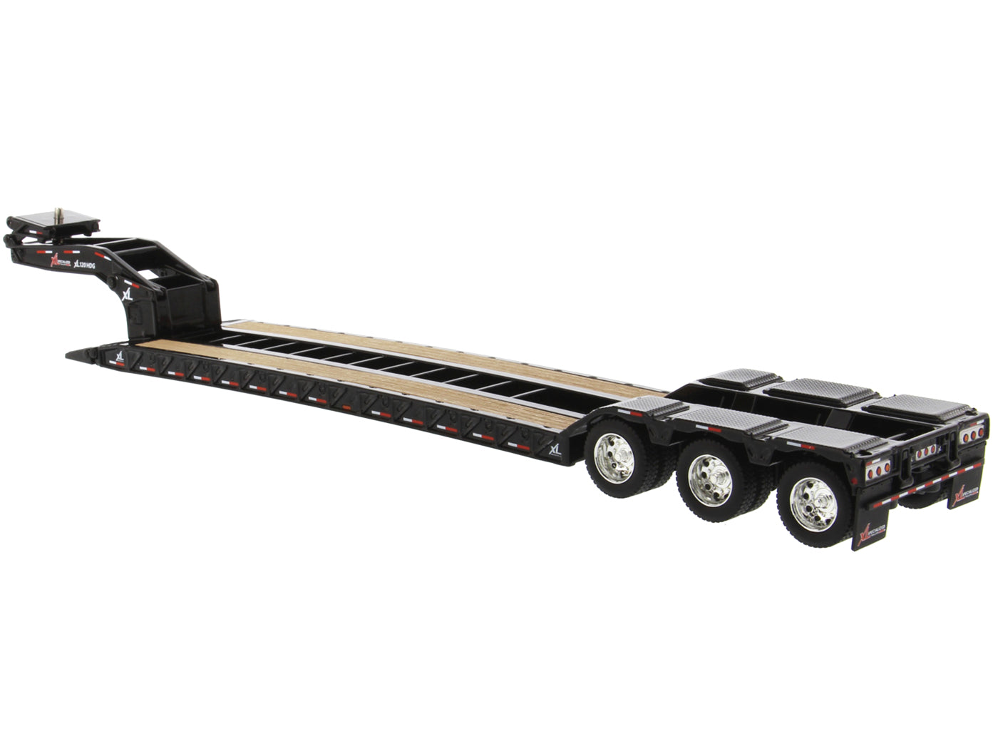 XL 120 Low-Profile HDG Trailer with 2 Boosters "Transport Series" 1/50 Diecast Model by Diecast Masters