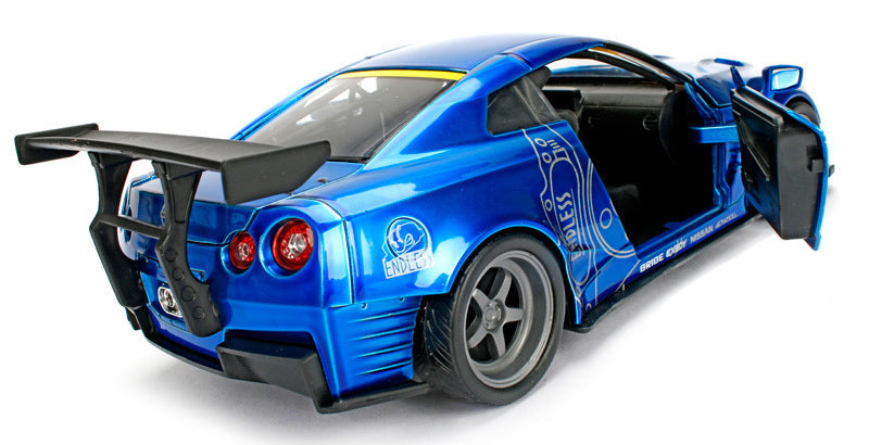 2009 Nissan GT-R (R35) Ben Sopra Blue JDM Tuners 1/24 Diecast Model Car by Jada