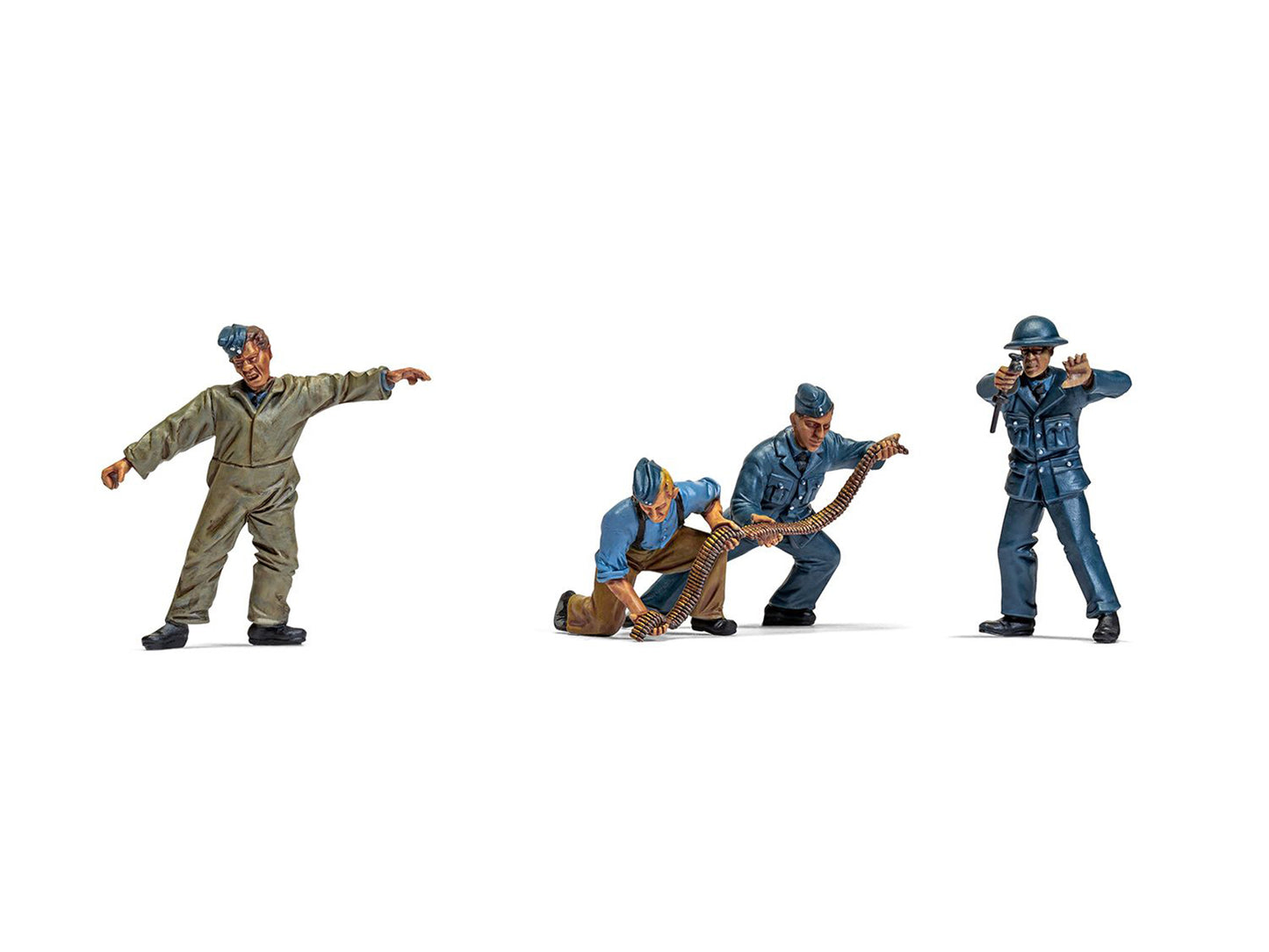 Level 1 Model Kit WWII RAF Ground Crew Figure and Accessory Set 1/48 Plastic Model Kit by Airfix