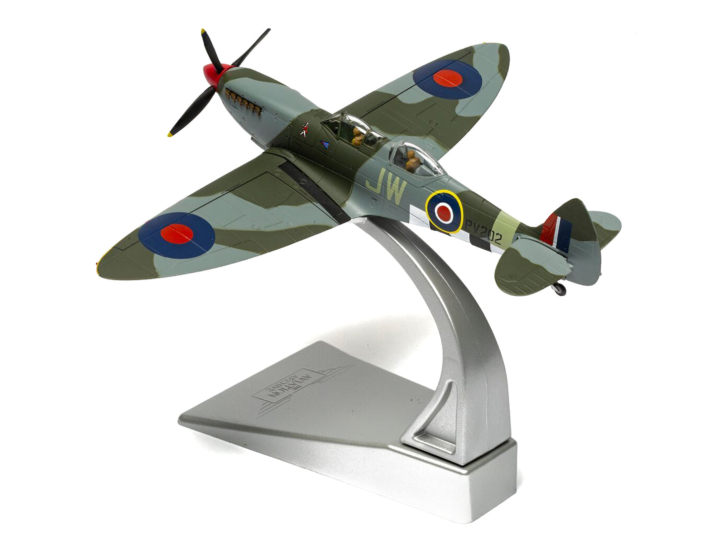 Supermarine Spitfire T.9 Aircraft "PV202 Aerial Collective at Duxford Airfield" British Royal Air Force "The Aviation Archive" Series 1/72 Diecast Model by Corgi