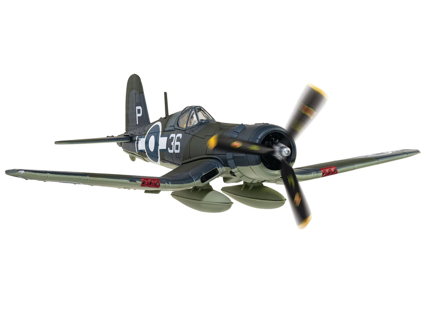 Vought Corsair Mk. II Fighter Aircraft "JT537 1836 Naval Air Squadron HMS Victorious Battle of Okinawa" (1945) British Royal Navy Fleet Air Arm "The Aviation Archive" Series 1/72 Diecast Model by Corgi