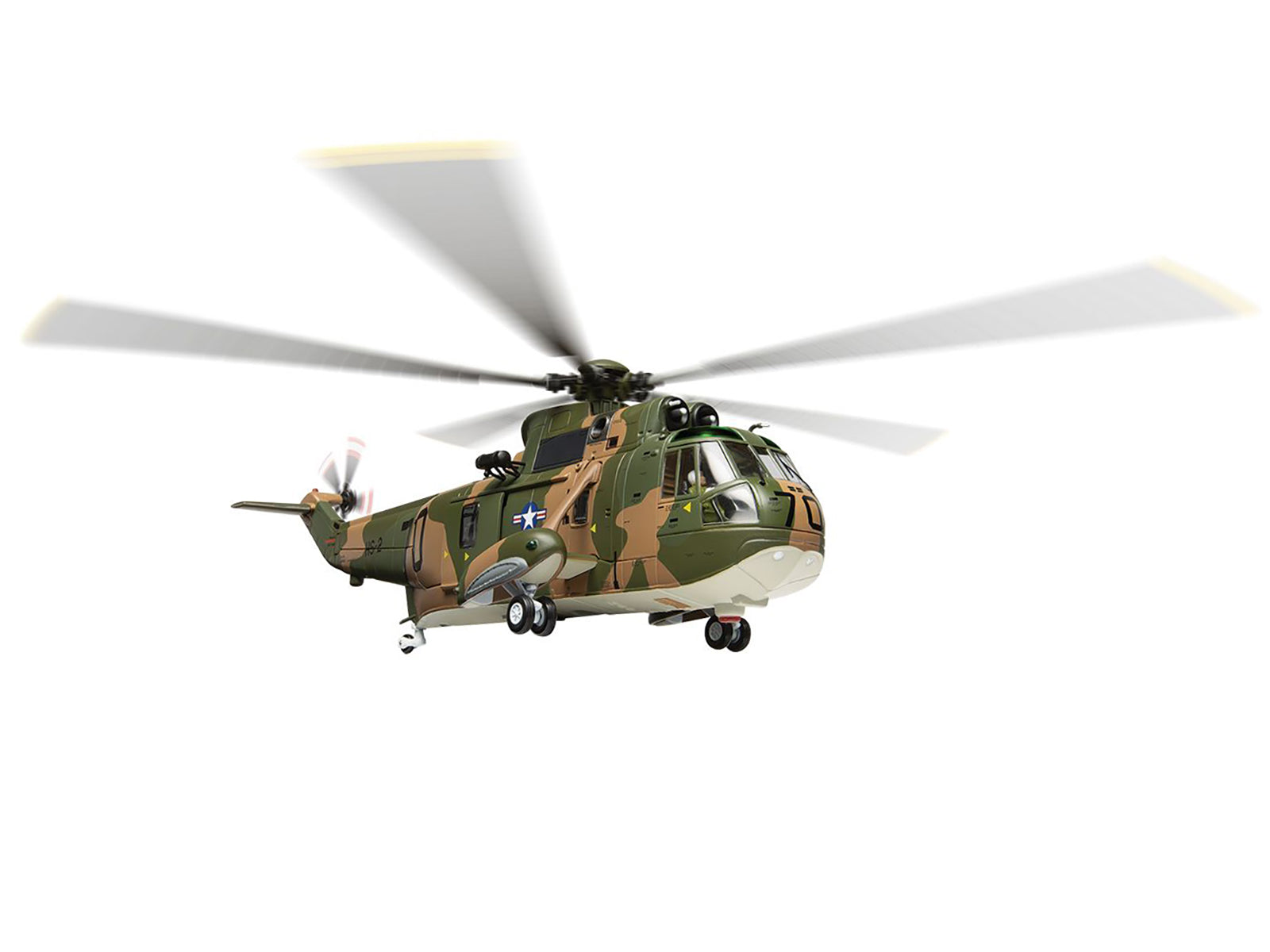 Sikorsky SH-3A Sea King Helicopter "HS-2 Golden Falcons Armed Search & Rescue North Vietnam" (1967) United States Navy "The Aviation Archive" Series 1/72 Diecast Model by Corgi